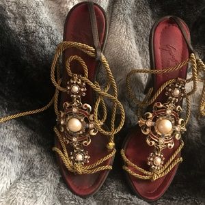 Giuseppe zanotti pearl sandals